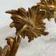 Two Louis XV style bronze wall candlesticks
