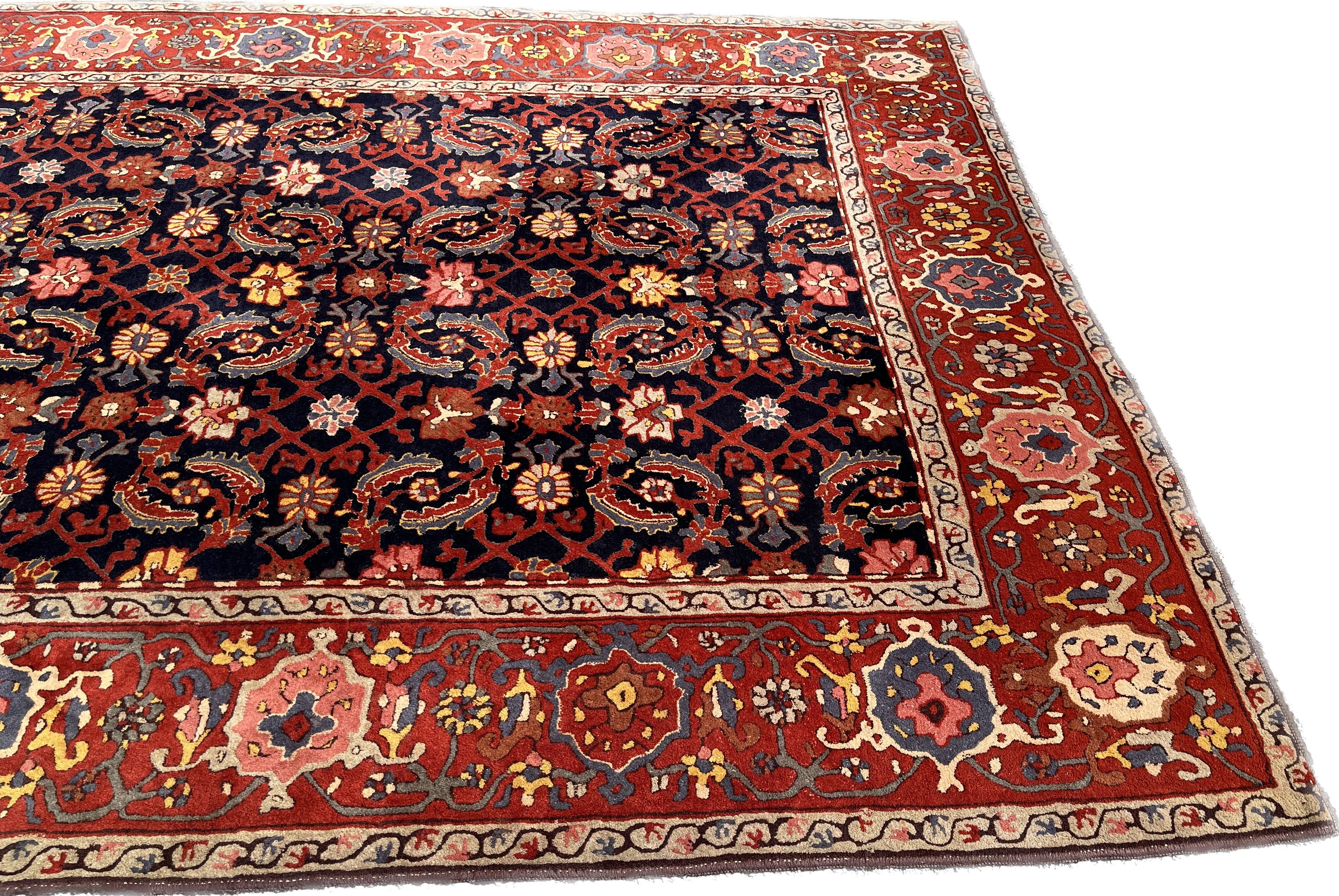 Tapis Tetex Crocheté Design Hérati