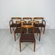 1960s Set of 6 vintage Danish Teak Dining Chairs by H.W. Klein for Bramin