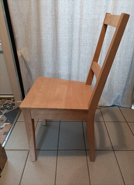 Solid wood chair