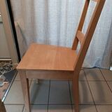 Solid wood chair