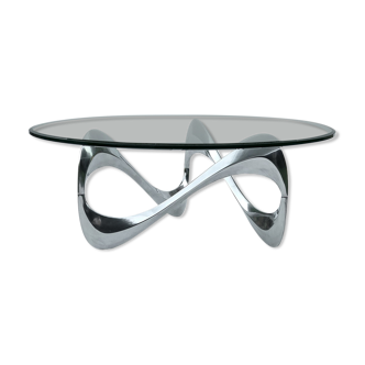 Coffee table "Snake" by Knut Hersterberg