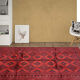 Oriental living room carpet entirely handmade "Ghazni"