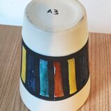 Roger capron green ceramic tumbler glass