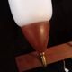 Opaline wall light from the 1960s.
