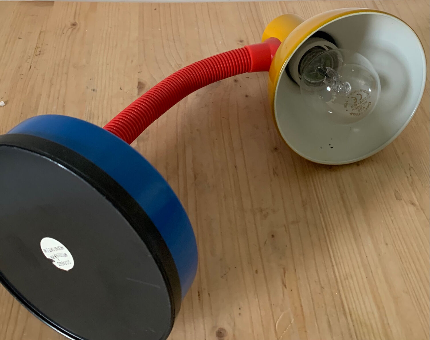 Multicolored desk lamp