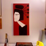 Painted On Canvas “Geisha”