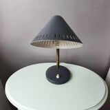 70s swan collar metal desk lamp