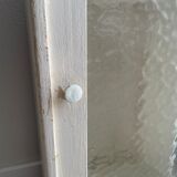 Bathroom cabinet pharmacy patinated wood