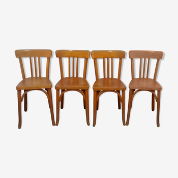 Set of four Bistro Baumann chairs