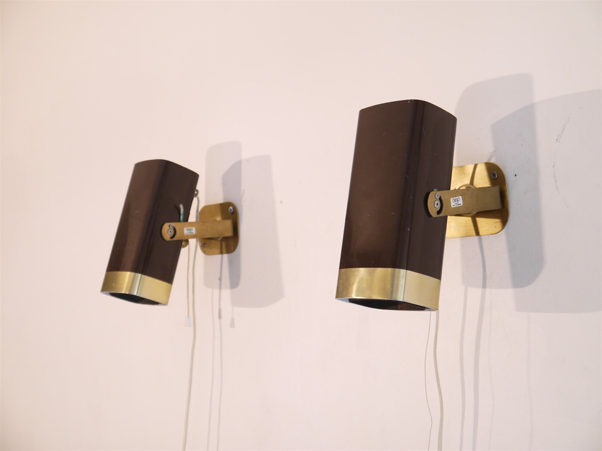 Pair of wall lamps by Kjell Blomberg 1970