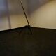 Vintage from the 50s curved floor lamp .