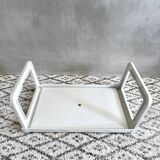 Guzzini tray Jolly white, bed tray, Luigi Massoni