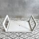 Guzzini tray Jolly white, bed tray, Luigi Massoni