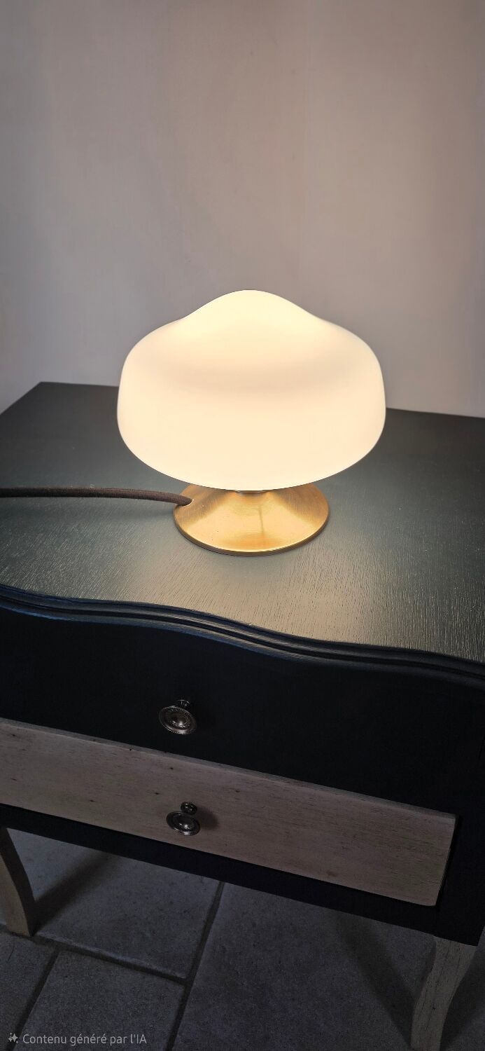 Vintage opaline lamp