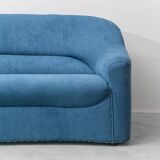 4-module blue sofa from the 1970s – Italian vintage modernist design