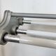 Grey Industrial Hanging Tube Light from Polam Gdansk, 1970s