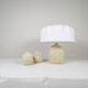 Large modernist mid-century table lamp "Chamotte" Gunnar Nylund Rörstrand, Sweden