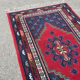 Handwoven wool oriental rug – 220 × 100 cm