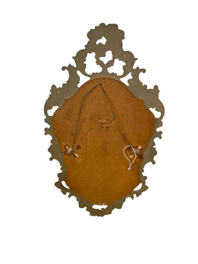 Vintage gold baroque mirror / wall mirror