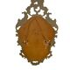 Vintage gold baroque mirror / wall mirror