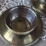 Set of 3 old "silverware" cups