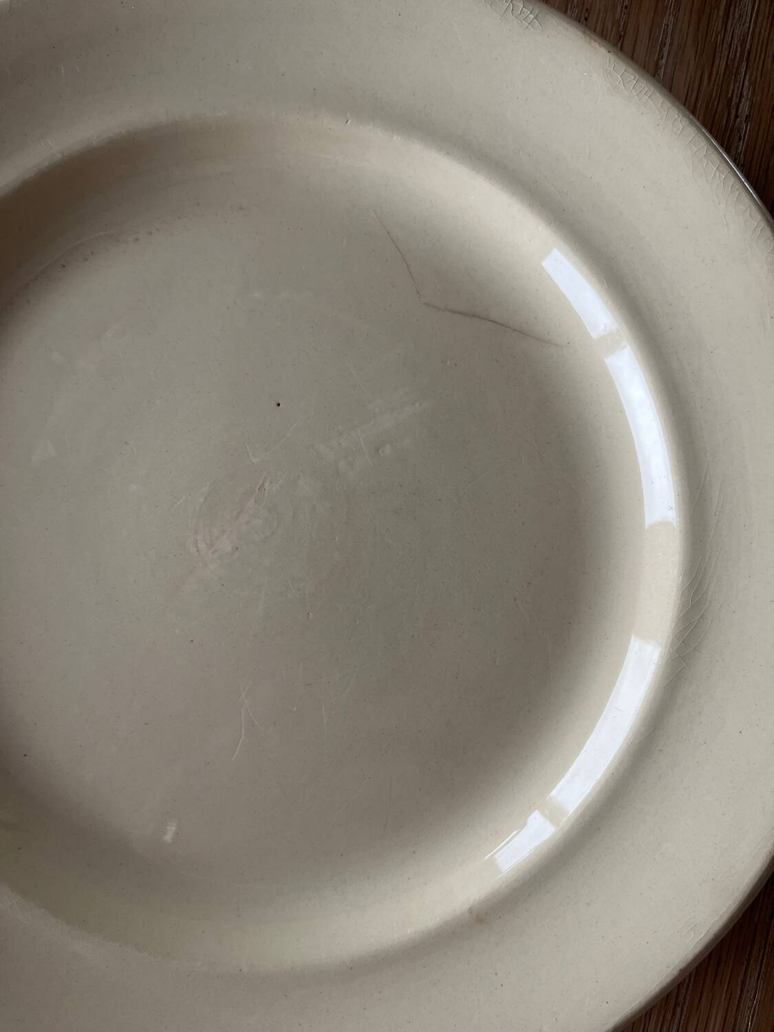 8 very old dinner plates Digoin & Sarreguemines