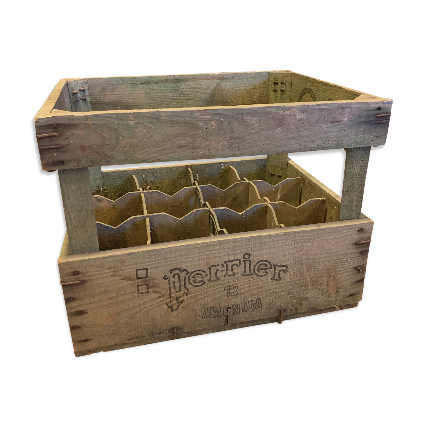Perrier wood box