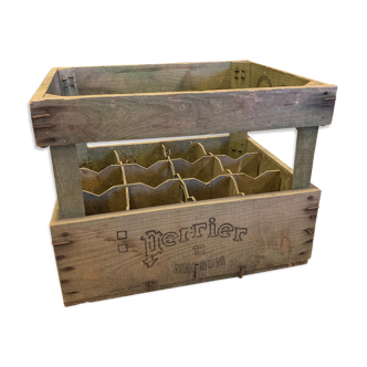 Perrier wood box