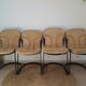 Set de 4 chaises vintage Cidue Italie années 70