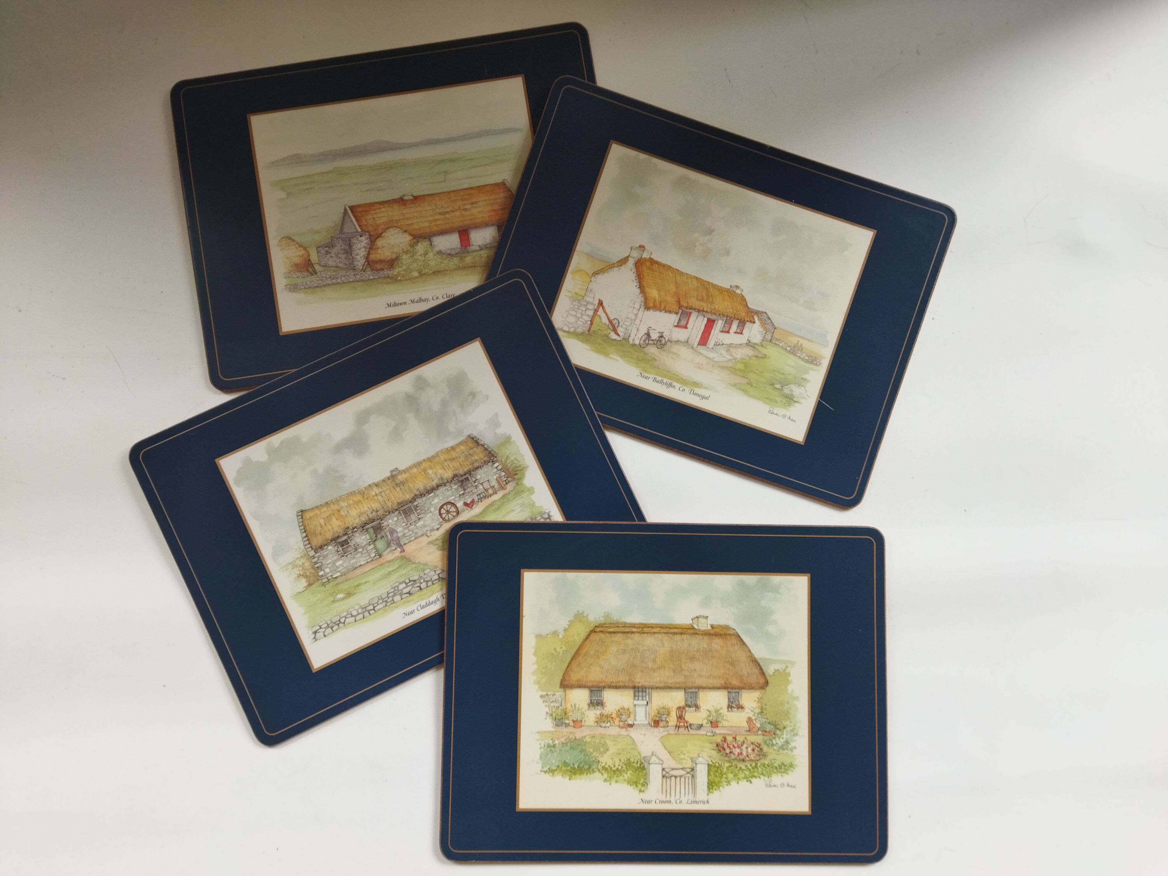 Placemats "Traditional houses of Ireland"