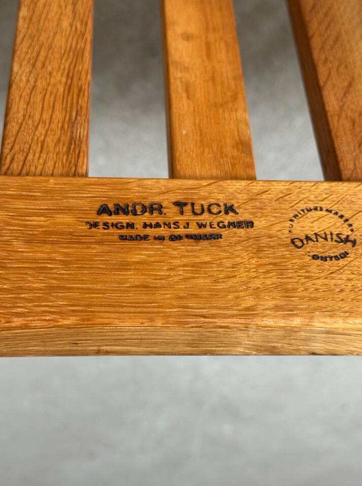 Early edition bench AT-18 by Hans J Wegner for Andreas Tuck