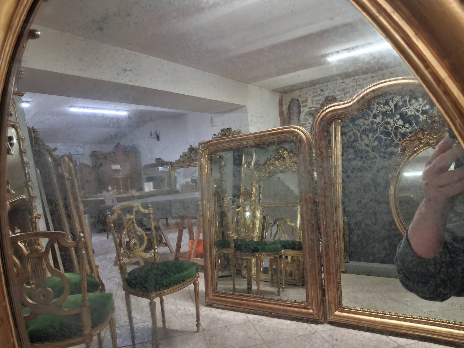 Mirror from the Napoleonic III era 155x102