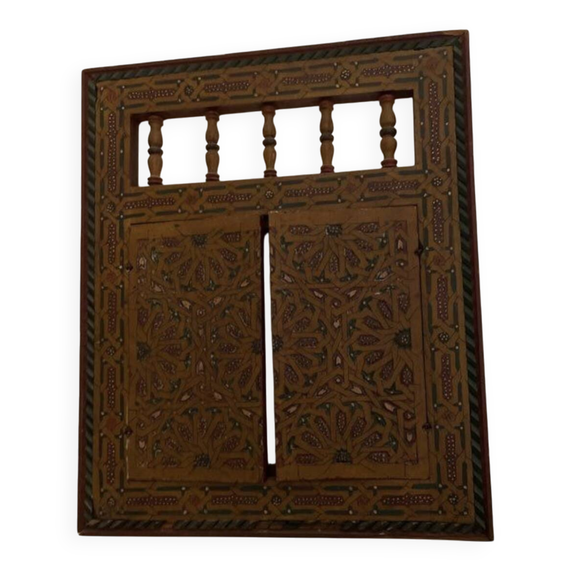 Fenêtre marocaine en bois