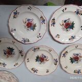 5 soup plates diameter 25 cm Agreste Sarreguemines