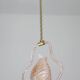Midcentury Pink Leaf Murano Glass Chandelier by Barovier e Toso, 1950s