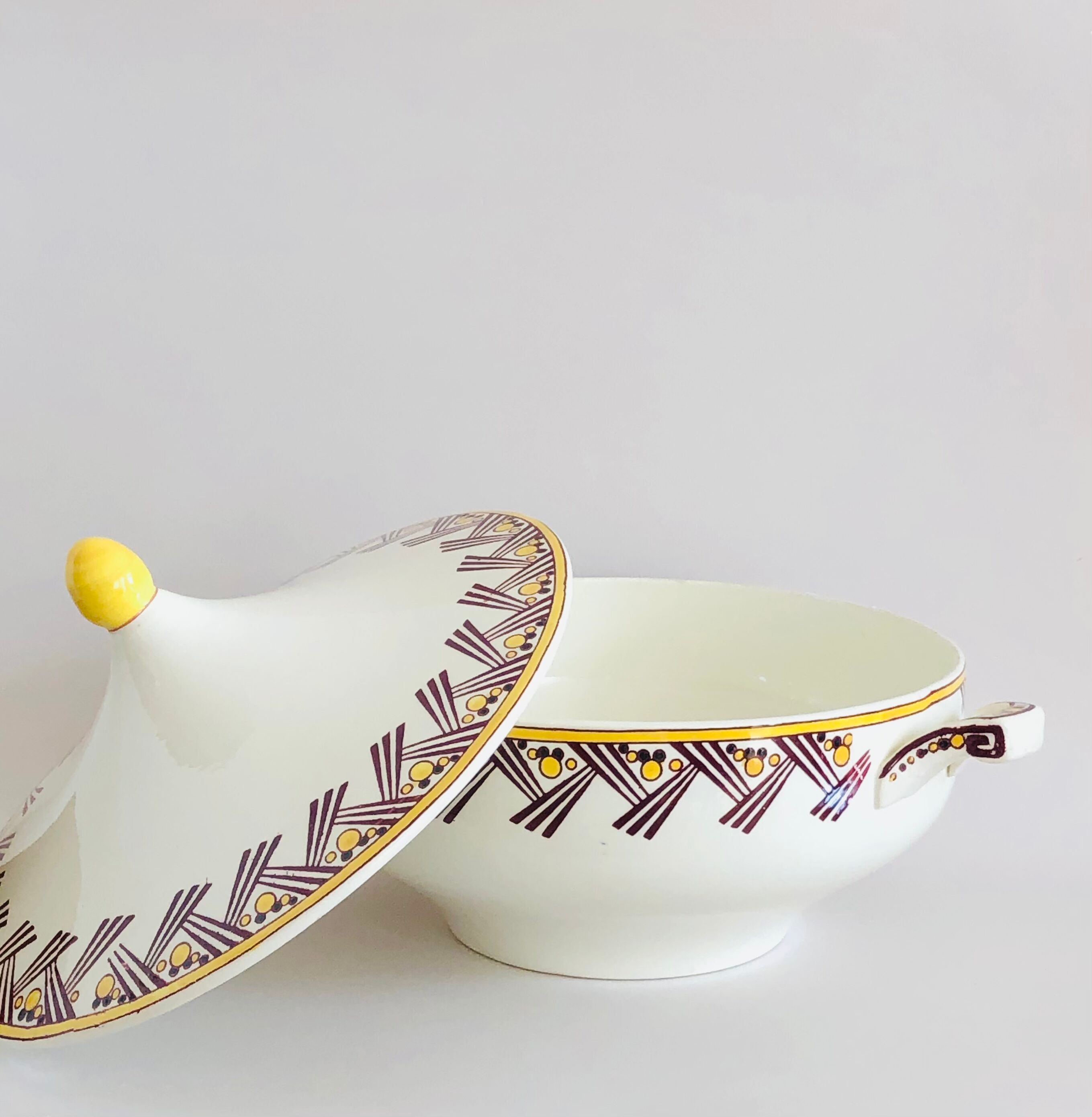 Vintage ceramic soup kitchen Boch, Belgium