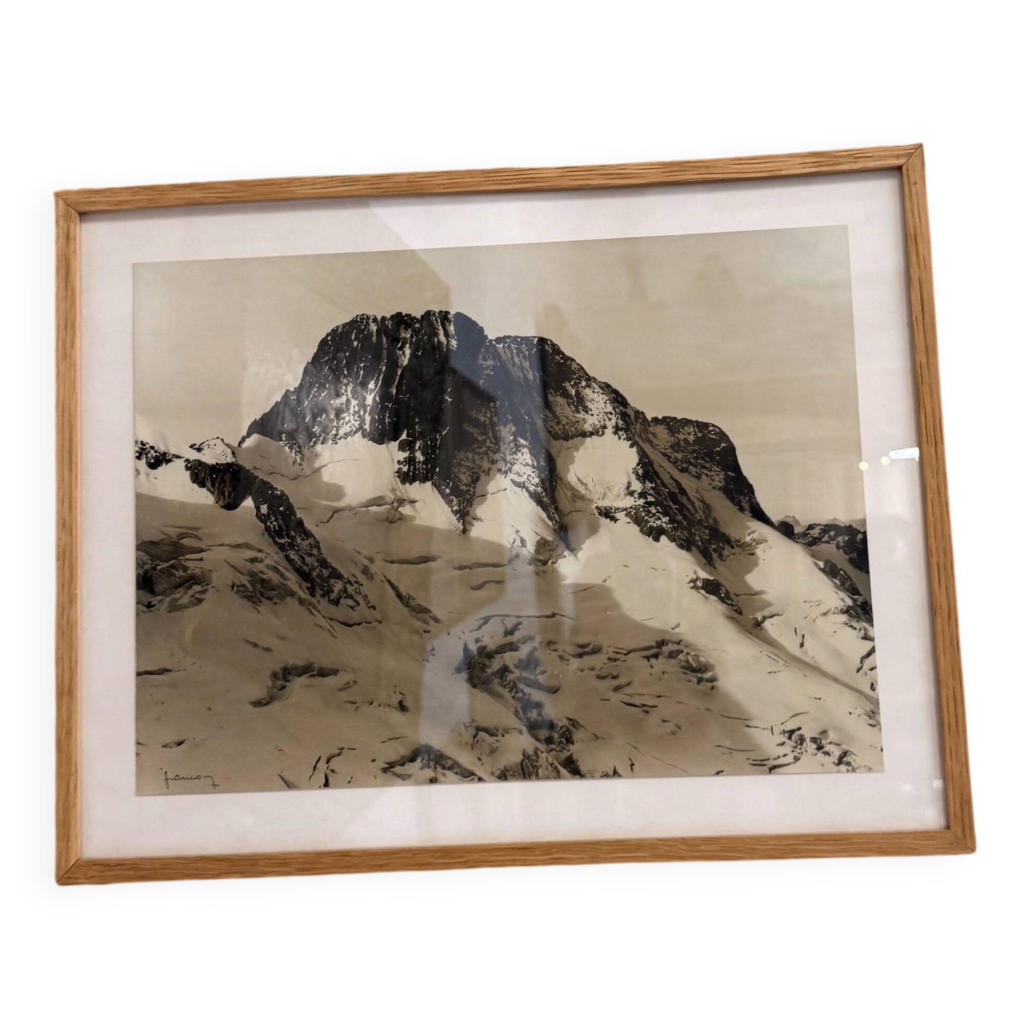 Photographic reproduction Tairraz – Framed alpine landscape