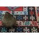 1970s Vintage Turkish Hand-Knotted Wool Cotton Red Area Rug 207x311