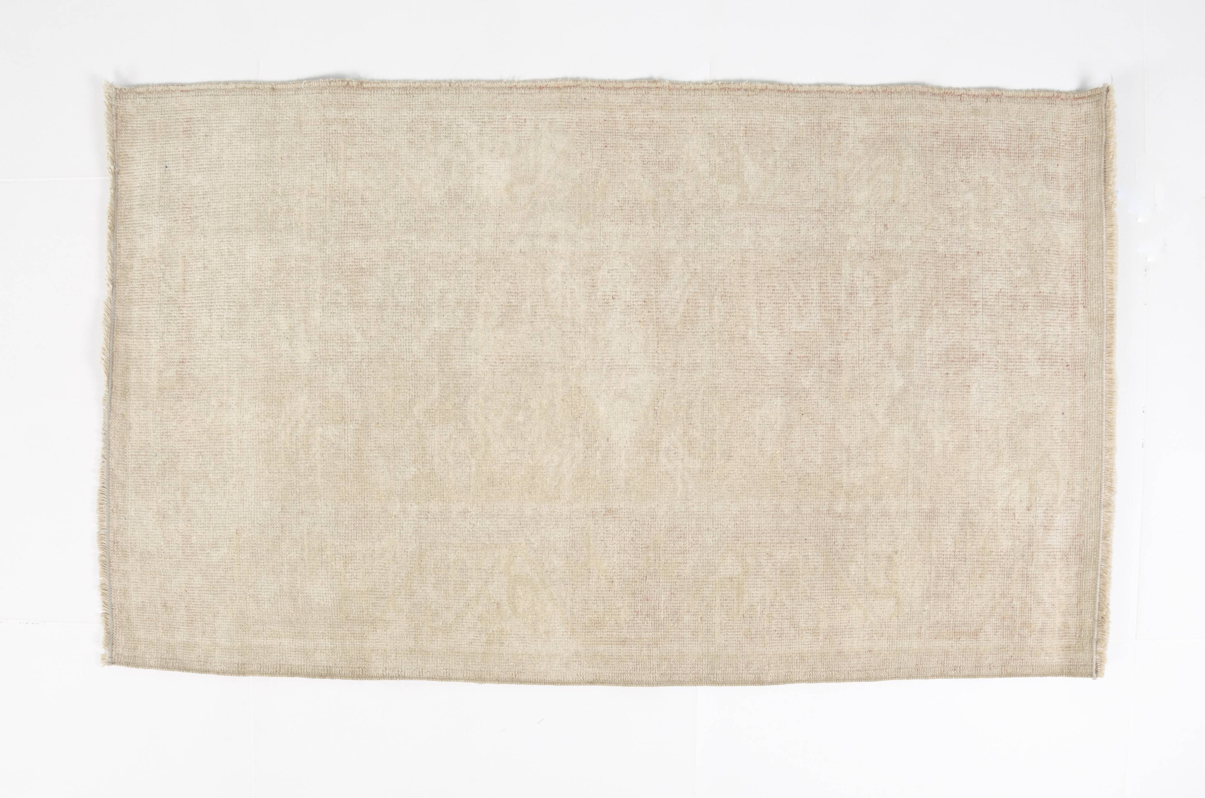 Oushak Vintage Anatolian Wool Carpet