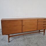 Scandinavian walnut sideboard, 60s