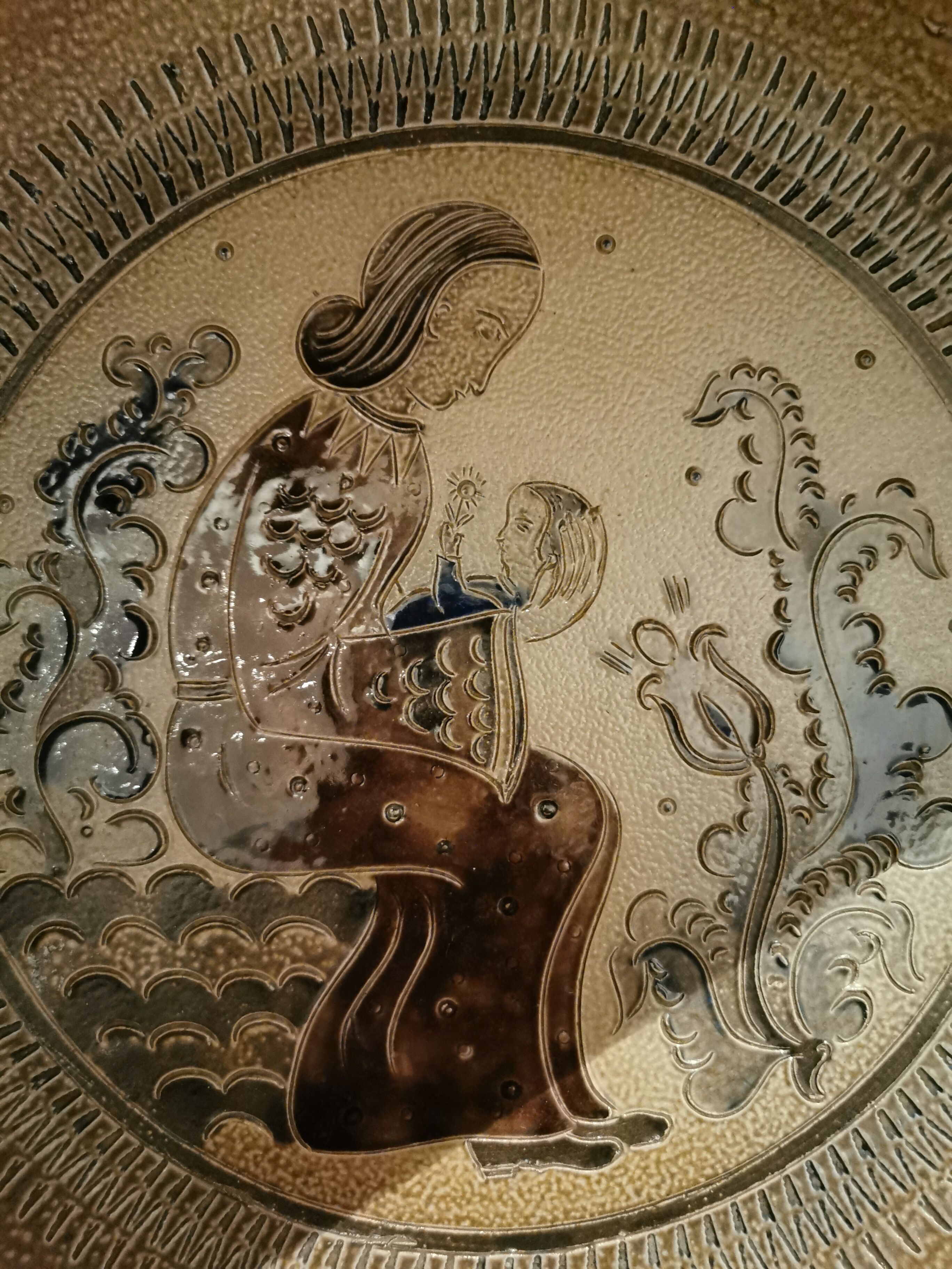 Plat de décoration