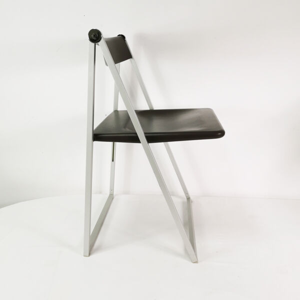 Chaise pliante, interlubke, par f. hero & k. odermatt, années 1970