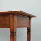 Table Directoire ancienne en noyer, Italie, XIXe siècle