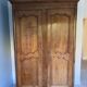 Norman wardrobe solid wood Penderie shelf H 212 cm