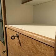 Secrétaire scriban armoire penderie vintage
