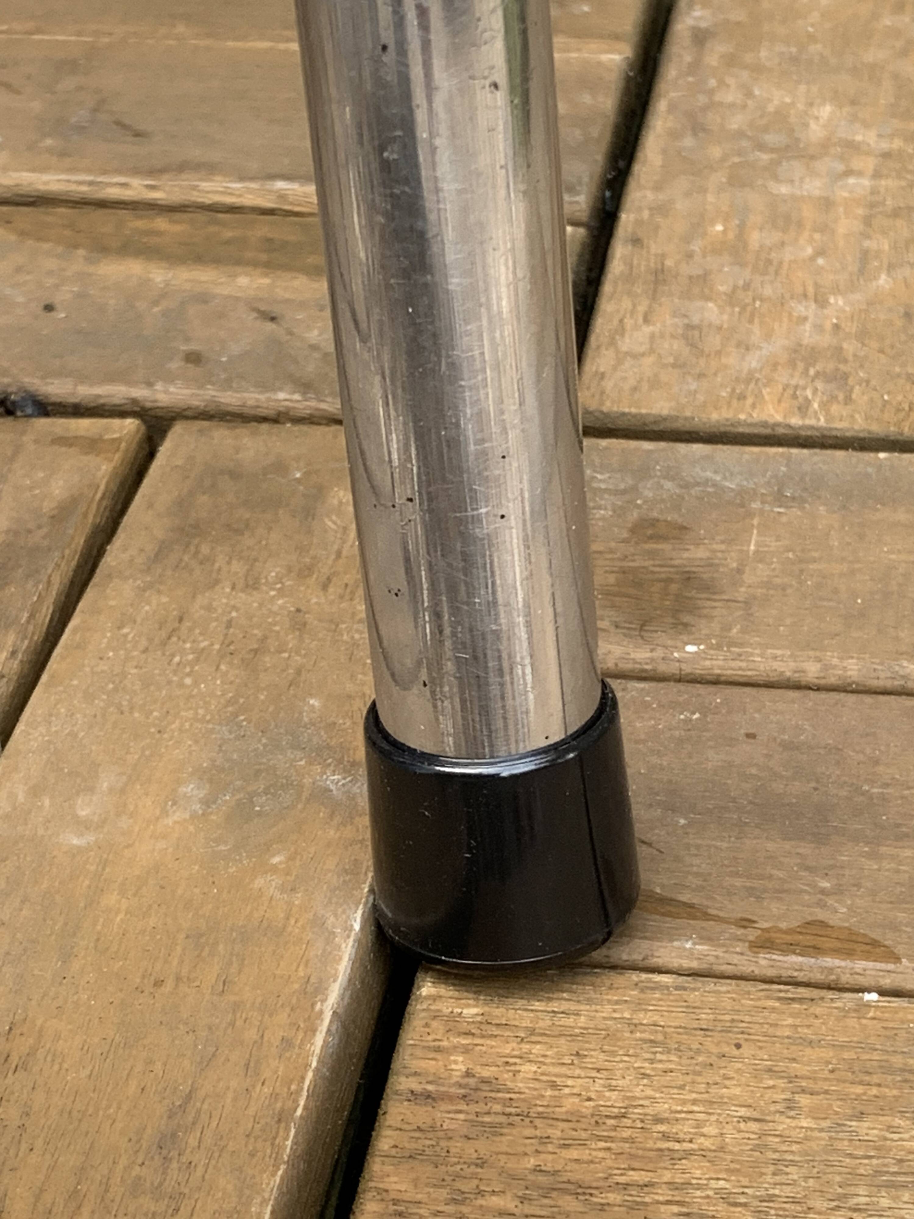 Pair of red Formica chairs Roc 1960