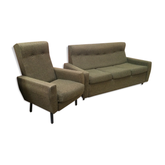 Convertible 3 seater sofa set and armchair  60