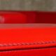 Poltrona Frau - Pair of armchairs in red leather and black beech - 2006 - IT.