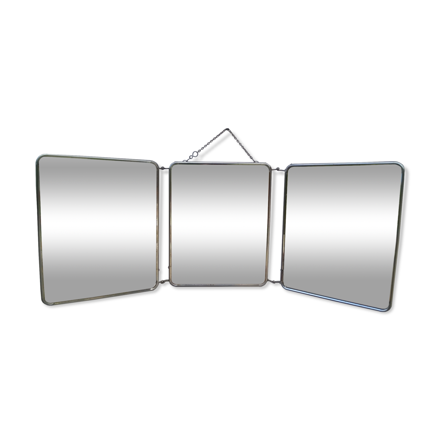 Barber triptych mirror 80x30cm